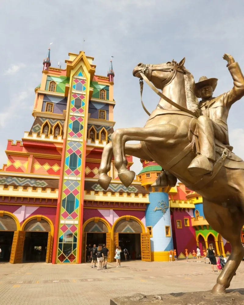 Viagem para o Beto Carrero World, em Penha, Santa Catarina